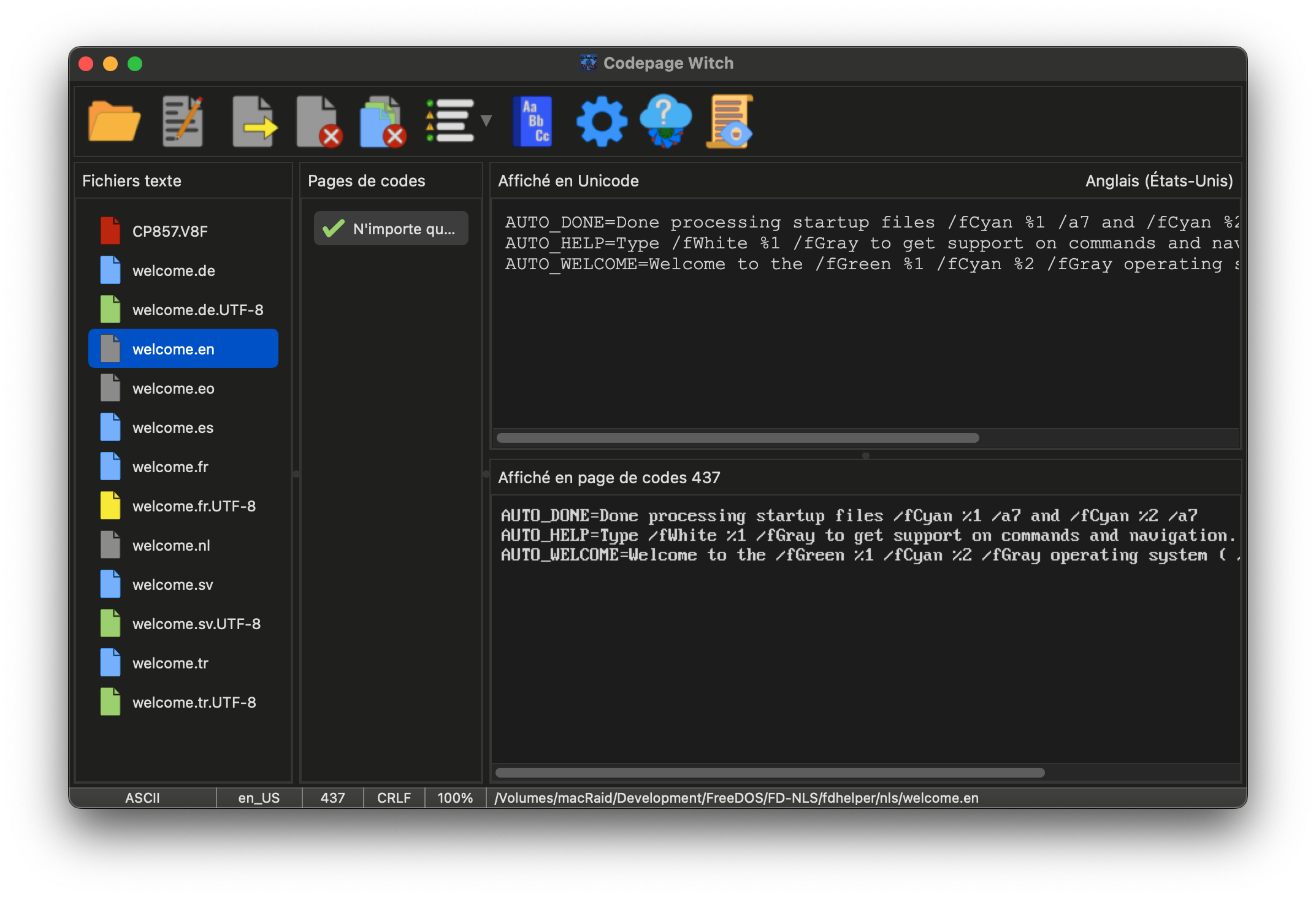 L'Interface Principale